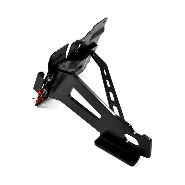 ZIEGER, Seitliche Kennzeichenhalterung, Schwarz, 04-22 XL