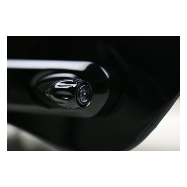 KODLIN, Bullet Grooved 3-1 Rückleuchte/Blinker, Schwarz