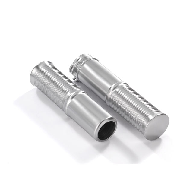 KUSTOM-TECH, FL Griff Sett, satiniertes Aluminium, 74-22 H-D
