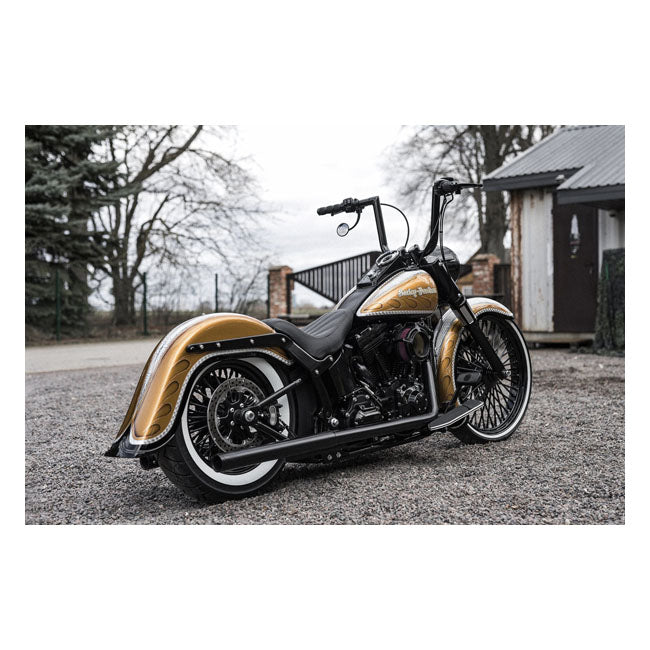 KILLER CUSTOM, 4" STRETCHED Hinterrad-Schutzblech, 18-21 Softail Heritage/Deluxe/Slim
