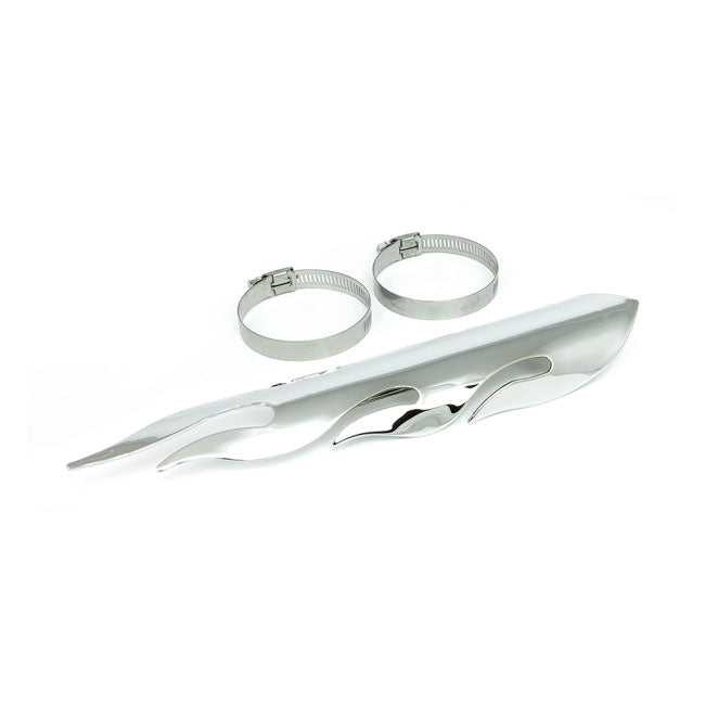 Flammen Hitzeblech 12" (30,5cm), lang, Chrom