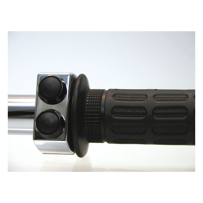 MOTOGADGET, MOT.SWITCH 2 Druckknöpfe, 1" Lenker, Edelstahl