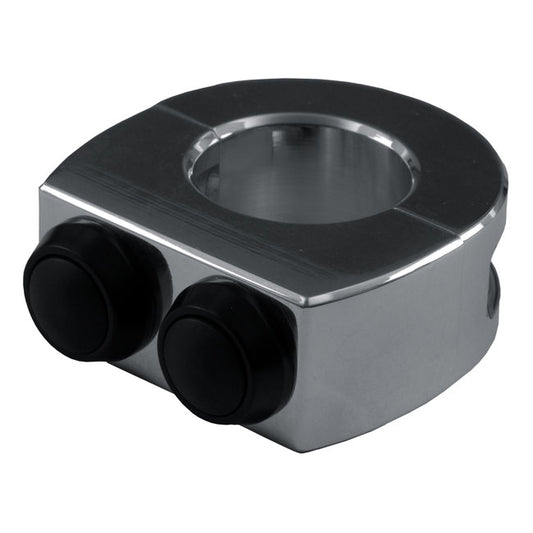 MOTOGADGET, MOT.SWITCH 2 Druckknöpfe, 1" Lenker, Edelstahl